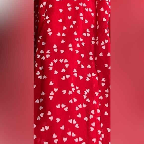 Urban Outfitters Ref Dress With White Hearts Size XS - Picture 7 of 7